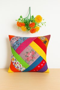 92K views · 1.5K reactions | Scrap Fabric Projects Pillow Cushion #sewing #quilting #quiltpattern #crafting #handmade | Indah Sewing | Facebook