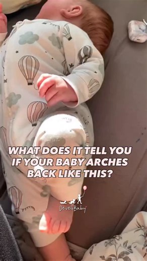 Maria Appelt | Child development expert | Some babies show a strong tendency to arch their bodies backwards and stretch, also known as arching tendency, arching baby, or back... | Instagram
