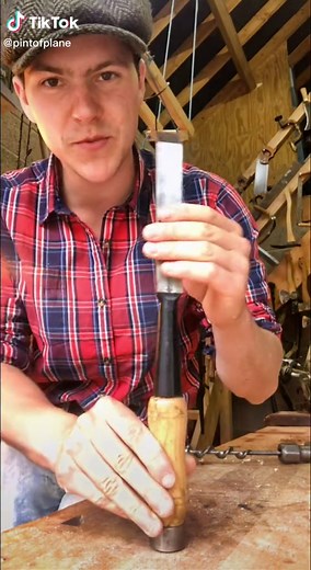 Sharpening and Using a Mortise Chisel for Through Wedged Mortise and Tenon Joint