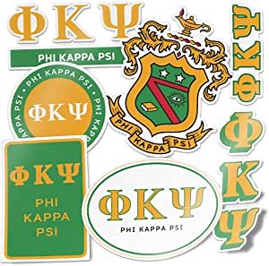 Desert Cactus Phi Kappa Psi Sticker Standard Sheet Decal Laptop Water Bottle Car (Full - Standard)
