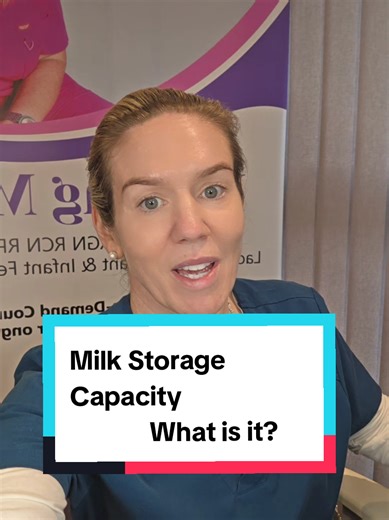 Replying to @pleasantpheasantpeasant Think of milk storage capacity like your Breast 'tank size' rather Breast size! Any questions let me know! #nursingmama #milkstorage #breastfeeding #IBCLC #lactationconsultant