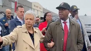 Video of Newark mayor's arrest at ICE detention center shows officer threatening to shoot