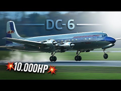 BEST COMPILATION OF DC-6 TAKE-OFF'S & LANDINGS 🔥 RAW SOUND - 4K