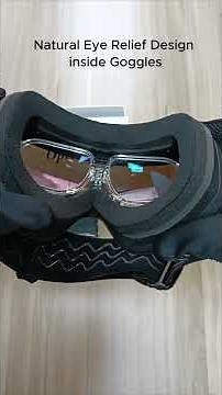 Upgraded Anti-fog Magnetic Ski Goggles and Rx Insert