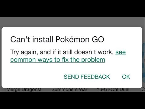 How To Easily Fix Pokemon Go Won't Download or Install Error