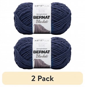 (2 pack) Bernat® Blanket™ #6 Super Bulky Polyester Yarn, Twilight 10.5oz/300g, 220 Yards