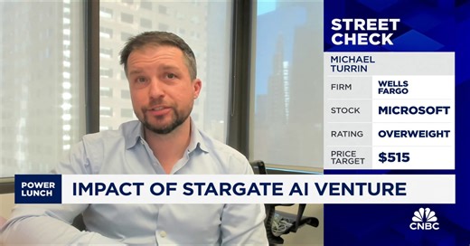 Wells Fargo's Michael Turrin on Stargate's impact on the AI trade
