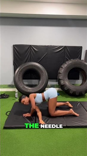 Master the Thread the Needle Stretch for a Better Body! #shorts