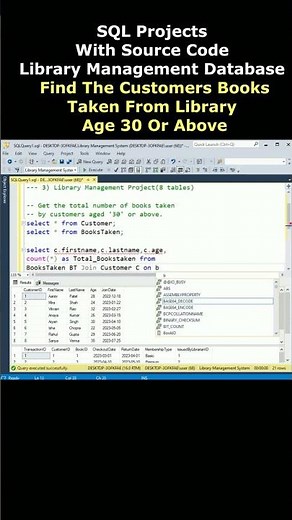 SQL Final Year Database Projects With Source code 3 projects #sqlinterviewquestions