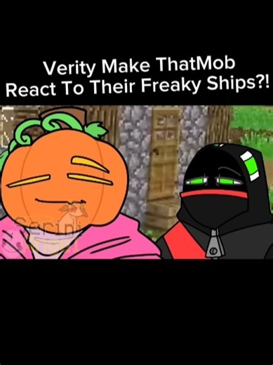 Verity Make ThatMob React To Their Freaky Ships ?! Part 2 - Verity Mod /#verity#funny#shorts