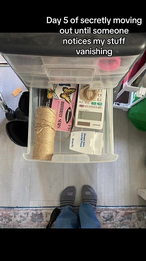 Time to get all the non-visible stuff out before furniture starts vanishing.