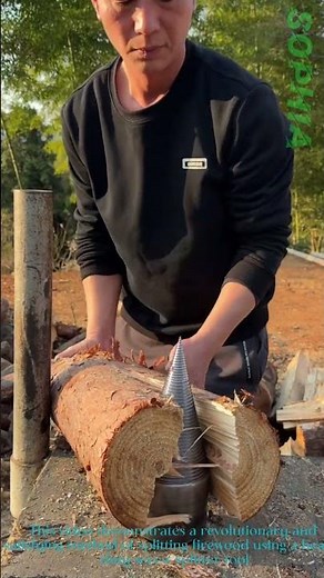 Effortless Log Splitting: The Power of a Screw Splitter Tool