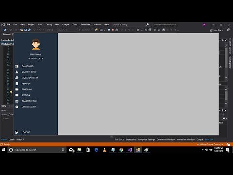 Student Violation System | Part 1. Creating Database And Designing Main Form