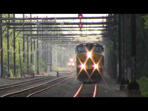20190821 August 21 2019 CSX Q403 at Woodbourne Station on CSX Trenton Line SEPTA Q032 CP Berry