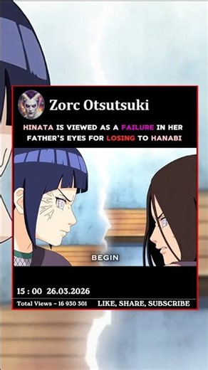 HINATA lost a BATTLE to HANABI 🤯