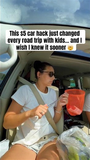 This $5 car hack just changed every road trip with kids… and I wish I knew it sooner 🤯