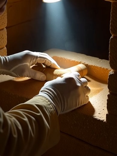 A Papyrus Sealed for 3,000 Years Was Just Unrolled #fyp #historytok #ancientegypt