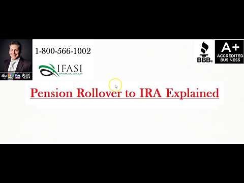 Pension Rollover to IRA - Pension Rollover to IRA Review