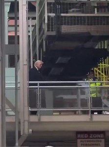 Trump flips off obnoxious liberal at Ford Factory: “F*** you.” | Blaze Media