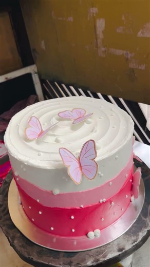 🦋 Blush Butterfly Dream Cake 🩷