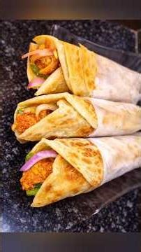 🌯 kolkata famous chicken roll|chicken tikka roll|chicken kathi roll recipe