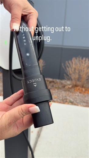 Vita_MomHack on Instagram: "⚡️Your EV won’t move while it’s plugged in.⚡️ 🔌 EVject fixes that in seconds. 🫵👉Press Unlock Charge Port → drive away safely.✅ 🤩If needed, EVject splits to protect your car, the charger, and your life.❤️ @evject ✨ 30% OFF for my followers 🔗 Link in my bio 💬 Or DM me CONNECT and I’ll send you the link 🎁 Code: Vita_MomHack #EVject #ElectricVehicle #EVSafety #AutoReels #TechReels"