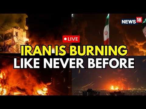 LIVE | Tehran On Fire: Smoke & Flames Blanket Iran After Massive Strikes | IRAN WILL GIVE UP SOON?