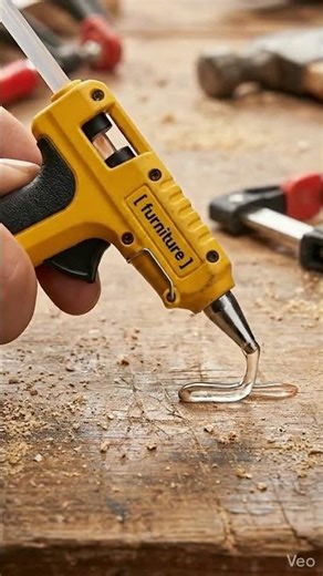 Mini Hot Glue Gun Keychain – Tiny Tool with Real Precision Glue 🔥🧪