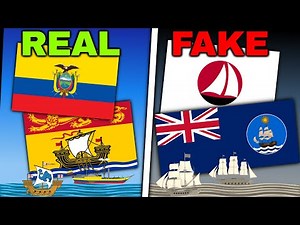 Real Flags with SHIPS ⛵ & make Fake for other Countries