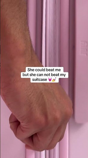 The best pink suitcase ever.