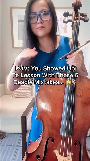 POV: You Showed Up To Lesson With These 5 Deadly Mistakes… 😳🎻”