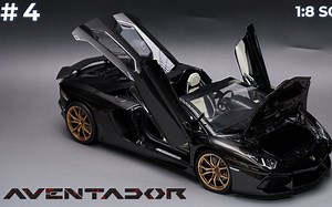 【MOMO MODELING-𝟒𝐊/搬】Pocher 1/8 兰博基尼 Aventador LP 700-4 汽车模型涂装制作——第三期