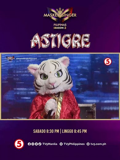 Astigre's GROWLING Talent sa Masked Singer Pilipinas
