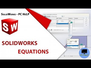 Simple use of Equations on SolidWorks #solidworks #equations #tools #solidworkstutorial #tutorial