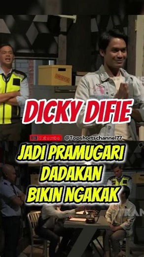 DICKY DIFIE “Pramugari dadakan tapi kelakuannya nggak ketulungan!” #beranda #lucu