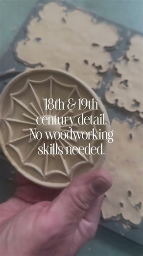 Sand it. Stain it. Gild it. Paint it. Real wood appliqués in minutes with WoodCast by Amy Howard