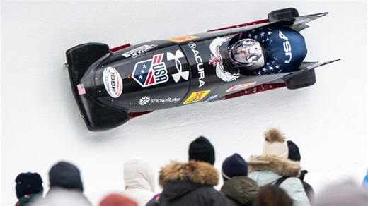 US bobsledder Kris Horn survives solo ride in St. Moritz, after teammates fail to get into sled