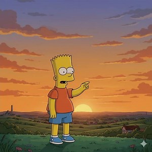#simpson family see sun set