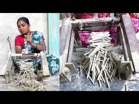 బలపాలను ఎలా తయారు చేస్తారో ఈ వీడియో లో చూడండి Slate Pencils Making | Markapur ‪@sskmediahouse‬