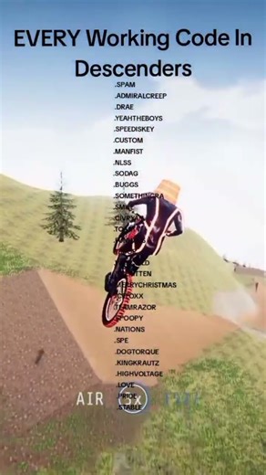 EVERY Working Code In Descenders#descenders