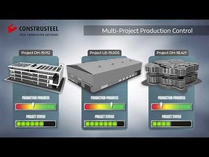 Production Control with ConstruSteel | Steel fabrication software