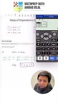 Calculator Trick to Find Range of Trigonometric Functions (Fast Exam Method)