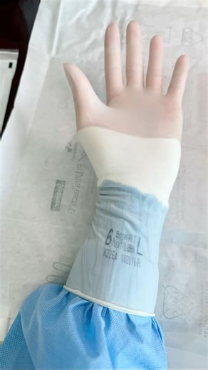 Biogel surgical gloves🧤It looks transparent in the light😂😂 #relax #surgicalgloves #nurse #gloves