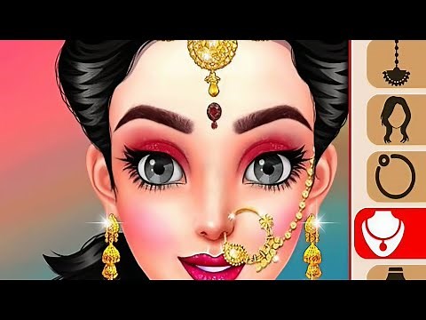 Indian salon bridal makeup||Android gameplay||girl games|‪@StylishGamerr‬ ||new game 2025