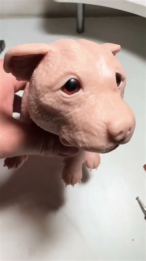 Creating a Realistic Dog Sculpture from Clay and Aluminum Foil