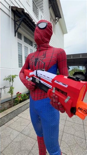 Spider-Man Nerf Gun: Nerf FPS #spiderman #nerfgun #nerffps