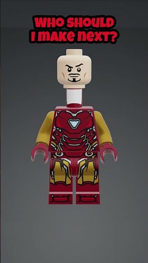 Making LEGO Iron Man Mark 85 - Avengers Endgame #lego #marvel #mcu #endgame #avengers #ironman