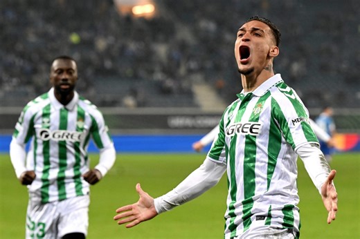 Antony says he’s now feeling something at Real Betis that wasn’t the case at Manchester United