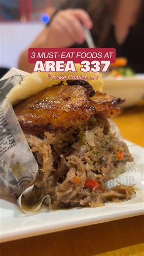 Hope y’all aren’t hungry…🤤 Area 337 in Lake Charles transports you to Latin America with its authentic cuisine! 💃🏻 With #NationalHispanicHeritageMonth starting next week, we wanted to give you time to plan your foodie adventures around #OnlyLouisiana. 🇵🇷🇨🇴🇩🇴🇭🇳 | Explore Louisiana