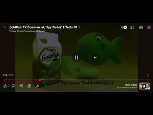 goldfish spy dudes ad bloopers